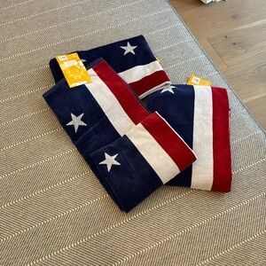 Kohl's Red White and Blue Star Stripe Towels